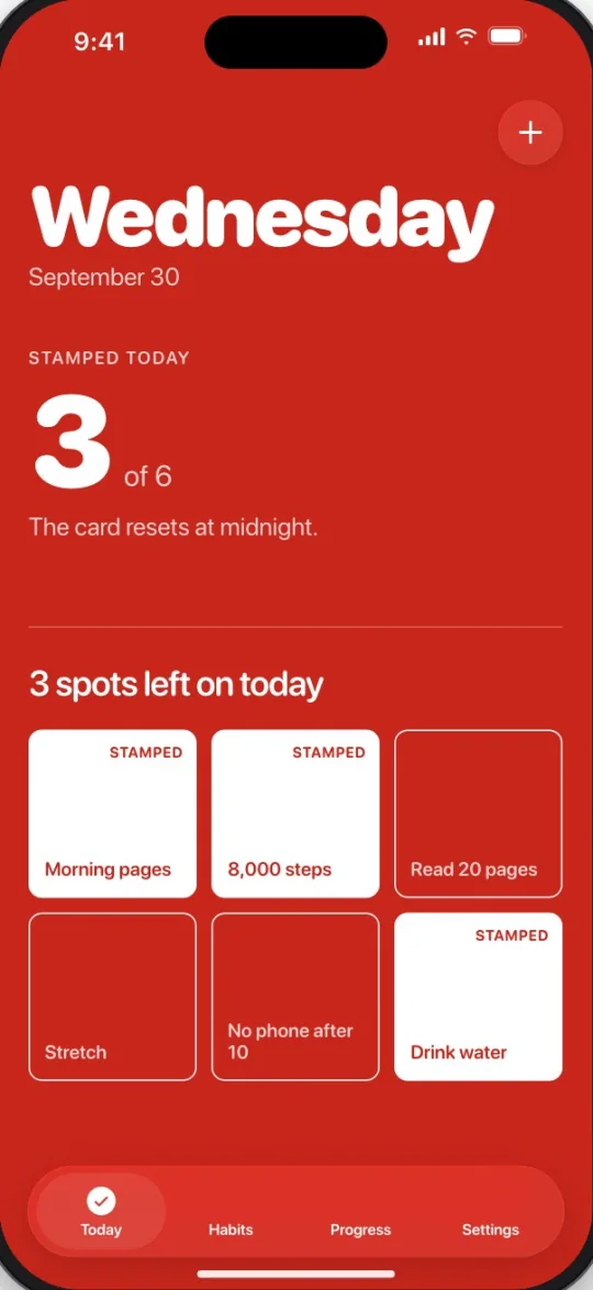 Ritual today screen