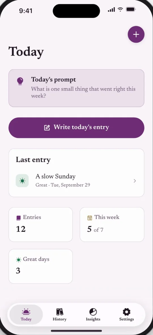 Margin today screen